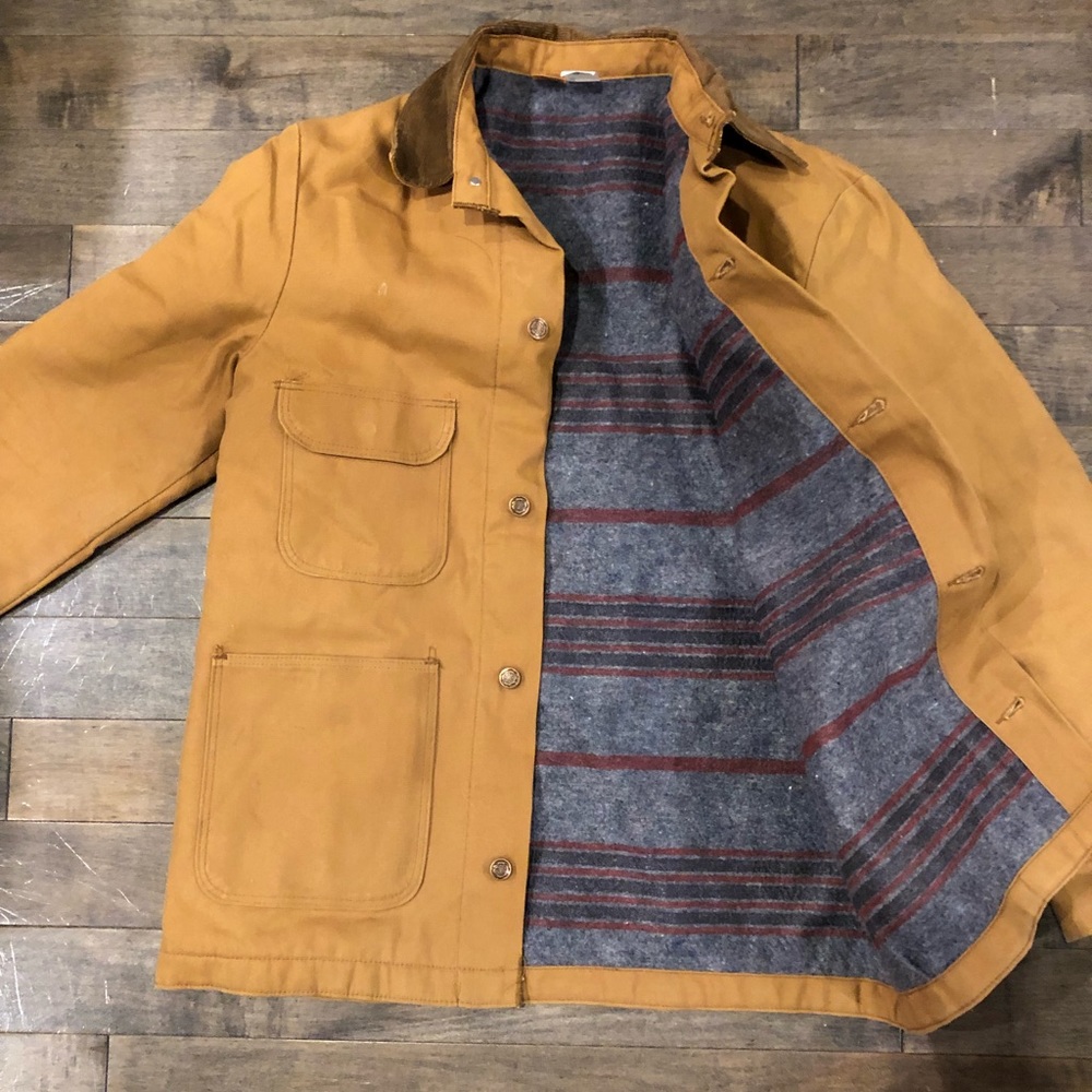 Wrangler vintage wool lined chore/work coat.